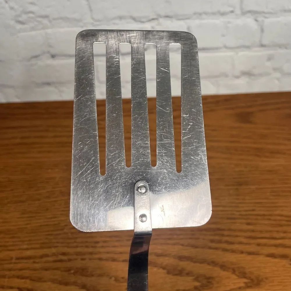 Cutco No.16 Stainless Steel Turner Spatula Marbled Brown Handle Vintage USA
